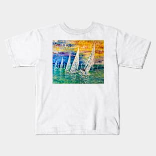 Rainbow Regatta Kids T-Shirt